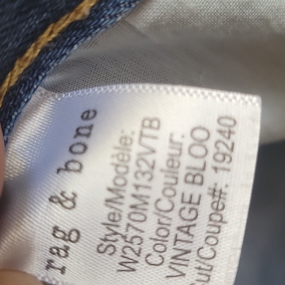 Rag & Bone sz 29 casual blue denim jeans - Picture 8 of 9